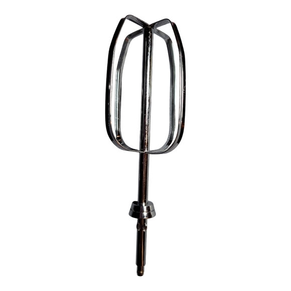 Oster mixer attachments 2 dough hooks 2 standard beaters  silver tone metal - Picture 3 of 7